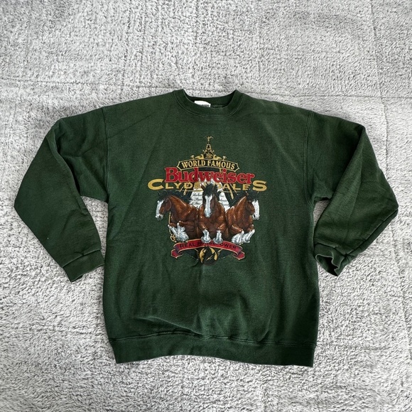 Rare Vintage Budweiser Clydesdale Sweatshirt - Picture 1 of 3